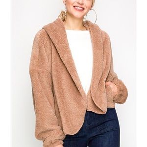 Faux Fur hoodie